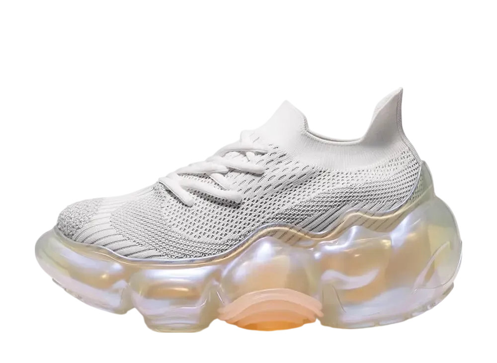 グラウンズ ウィメンズ ムーピー オーロラ "ホワイトグレー/クリア"