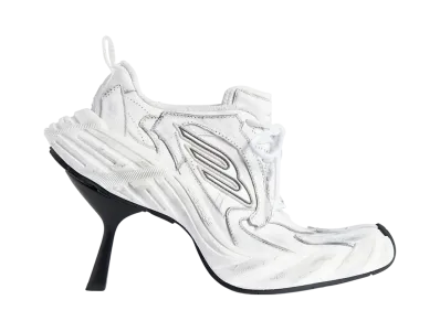 バレンシアガ ウィメンズ マンデー ヒールシューズ "ホワイト/ブラック/グレー"