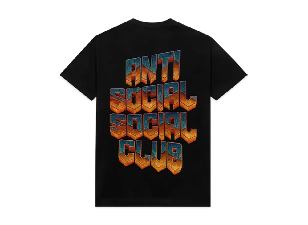ANTI SOCIAL SOCIAL CLUB x DOOM: The Dark Ages Classic Logo Tee "Black"