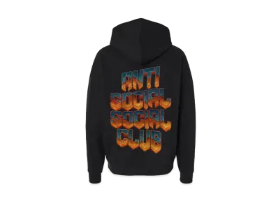 ANTI SOCIAL SOCIAL CLUB x DOOM: The Dark Ages Classic Logo Hoodie "Black"