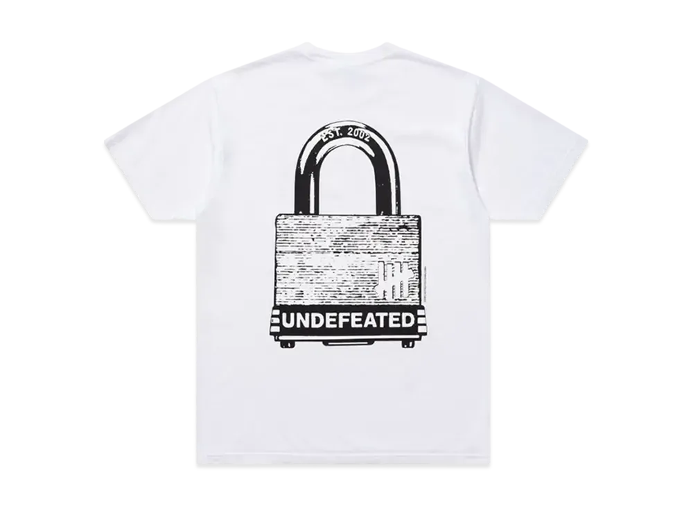 UNDEFEATED Lock S/S Tee "White"