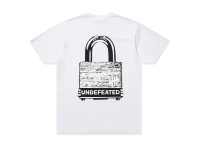 UNDEFEATED Lock S/S Tee "White"