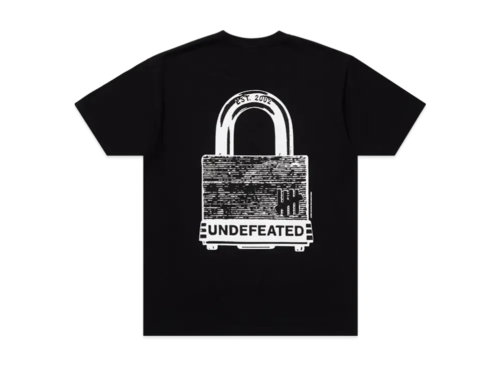 UNDEFEATED Lock S/S Tee "Black"