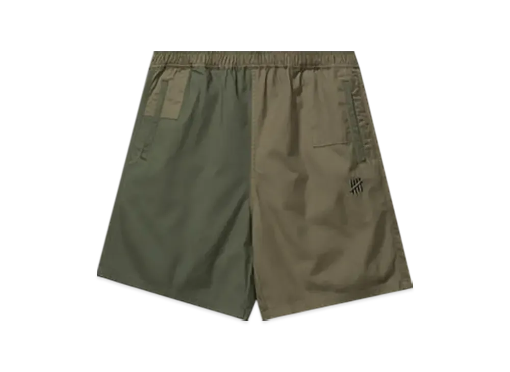 UNDEFEATED Patchwork Short "Olive"