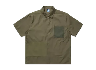 UNDEFEATED Patchwork S/S Shirt "Olive"
