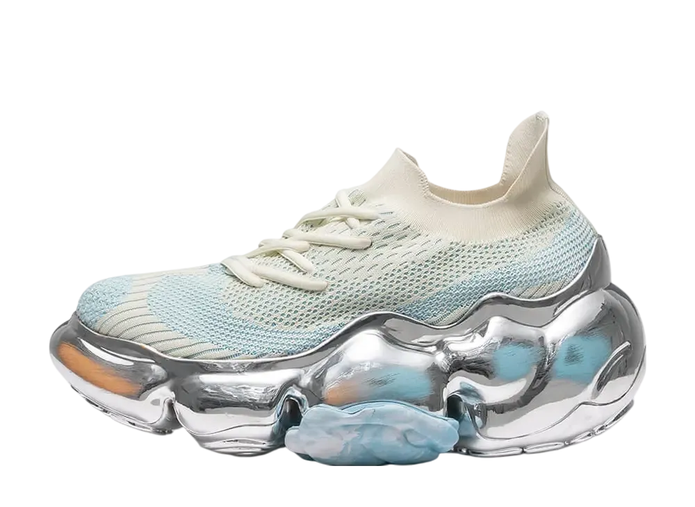 グラウンズ ムーピー クローム スクラッチ "クリームスカイ/クローム"