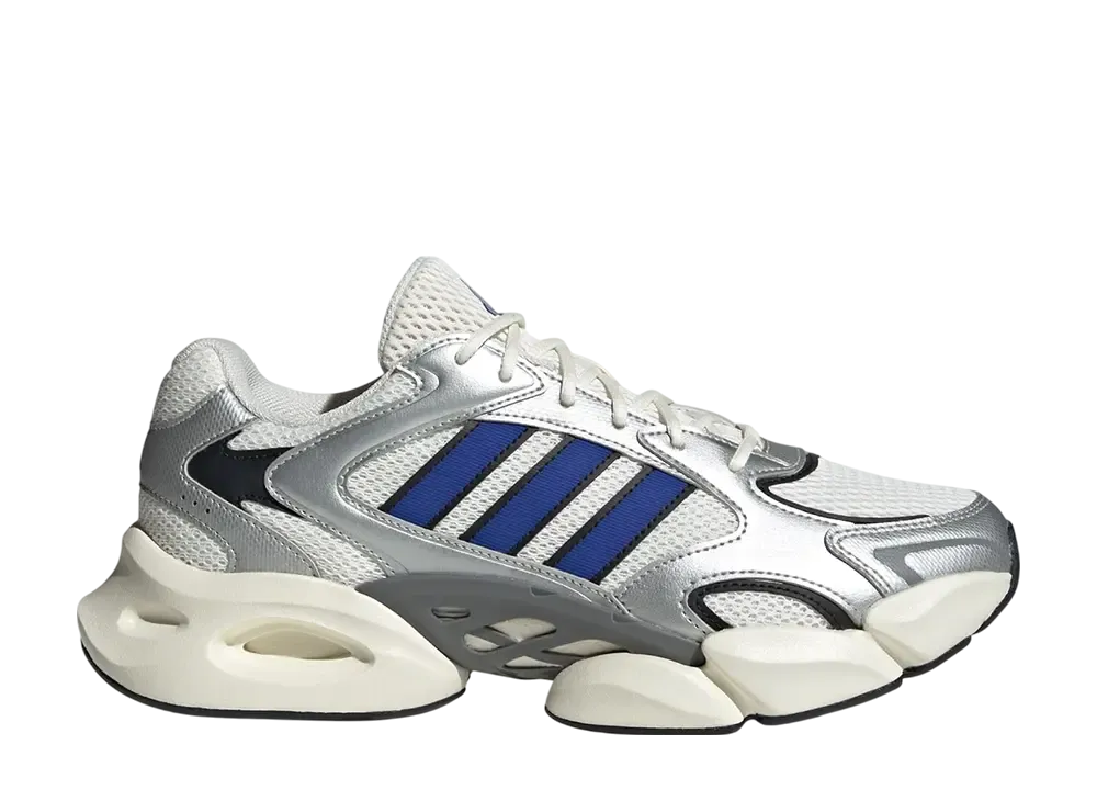 アディダス メガストライド "シルバーメタリック/コアホワイト/セミルシッドブルー"