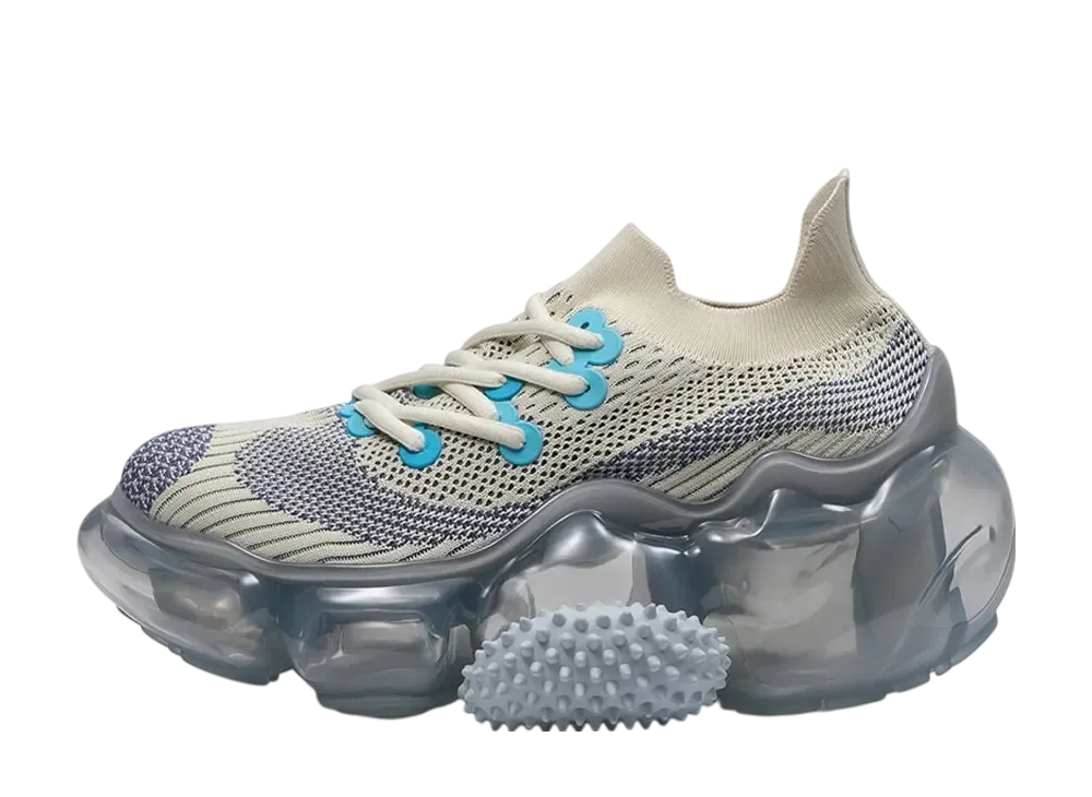 グラウンズ ムーピー EL マッサージ ボール "クリームスカイ/アイスグレー"