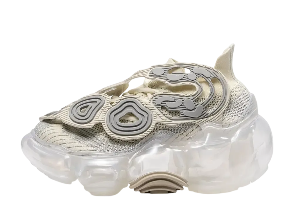 グラウンズ ウィメンズ ムーピー インバート "クリームグレー/クリア"