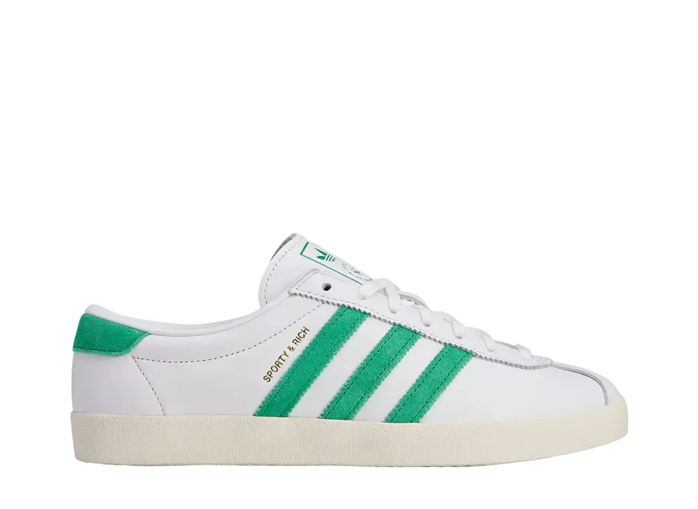 スポーティアンドリッチ × アディダスオリジナルス ウィメンズ ブラン "フットウェアホワイト/オフホワイト/コートグリーン"