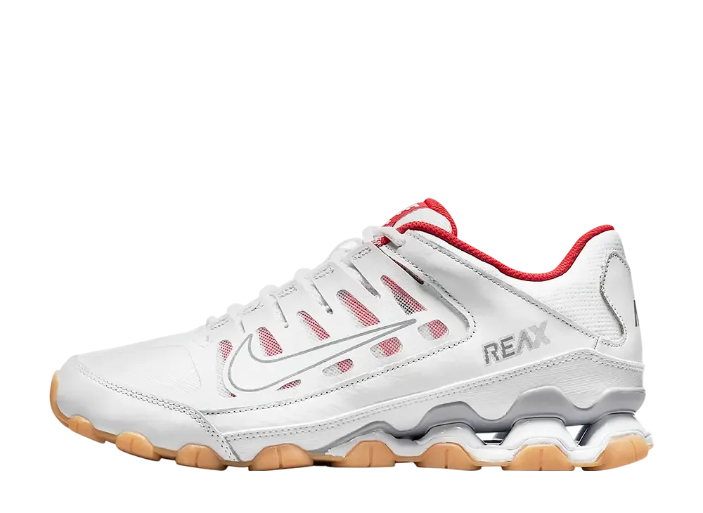 ナイキ リアックス8 TR "ホワイト/ウルフグレー/チリレッド/ホワイト"