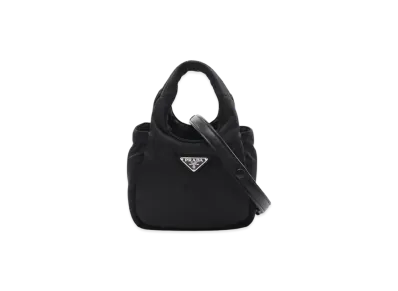 PRADA Soft Re-Nylon Mini Bag Handbag Nylon 2Way "Black"
