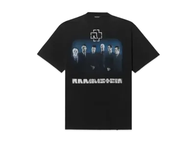 BALENCIAGA Rammstein Boxy Oversized Tee "Black"