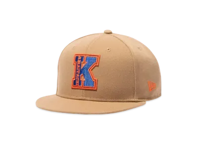 NEW ERA x KAMAITACHI 9Fifty College Logo "Khaki"