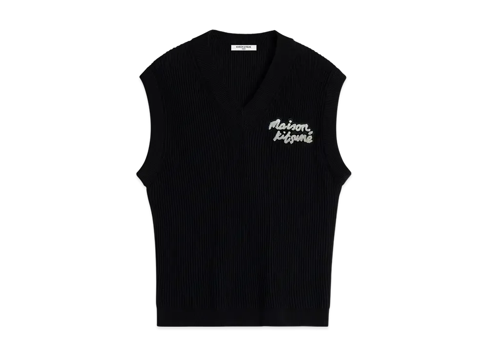 Maison Kitsune Handwriting Best "Black"