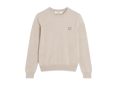 Maison Kitsune Bold Fox Head Patch Regular Jumper "Marble"