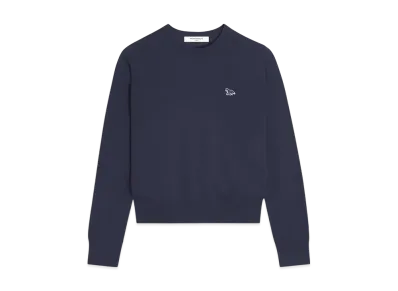 Maison Kitsune Baby Fox Patch Regular Jumper "Deep Navy"