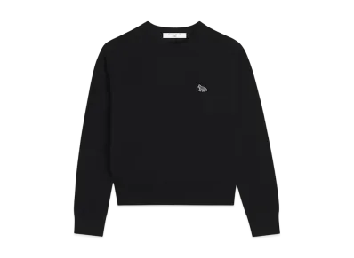Maison Kitsune Baby Fox Patch Regular Jumper "Black"