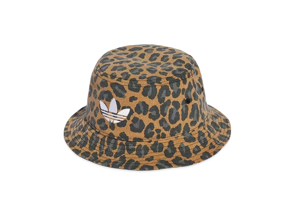adidas Leopard Bucket Hat "Bronze Strata/Black"