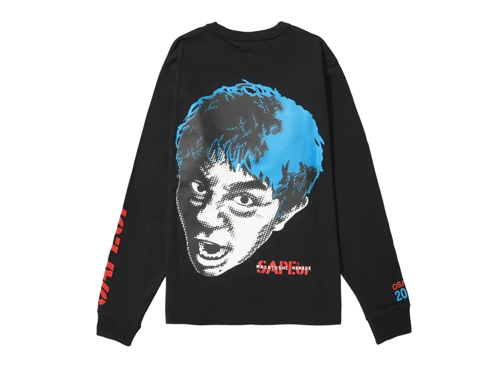 SAPEur x MASATOSHI HAMADA Blue Head Hamada LS Tee Youth "Black"