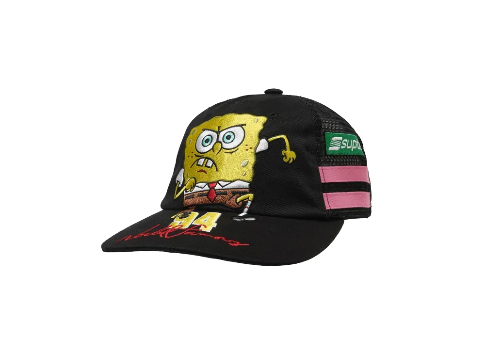 Supreme x SpongeBob Jeff Hamilton Mesh Back 6-Panel "Black"