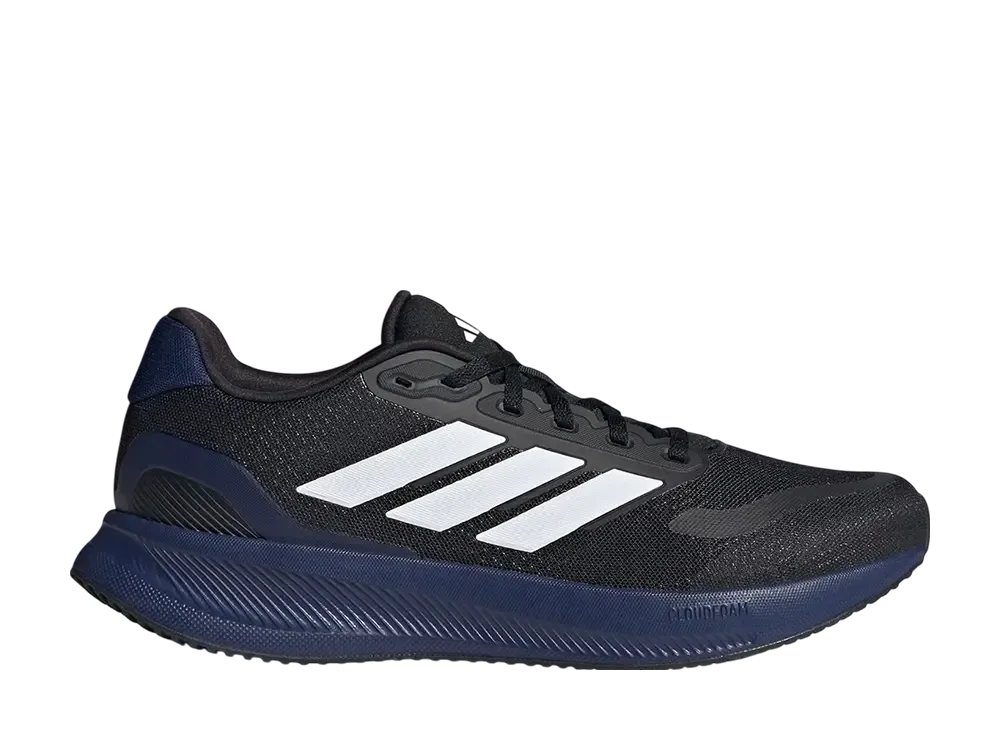 アディダス ランファルコン5 ランニング "コアブラック/クラウドホワイト/ダークブルー"