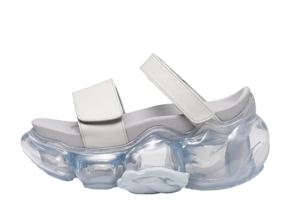 EU40 MOOPIE LEATHER SANDAL GRAY×ICE GRAY moopie-mary-jane-gray-ice-
