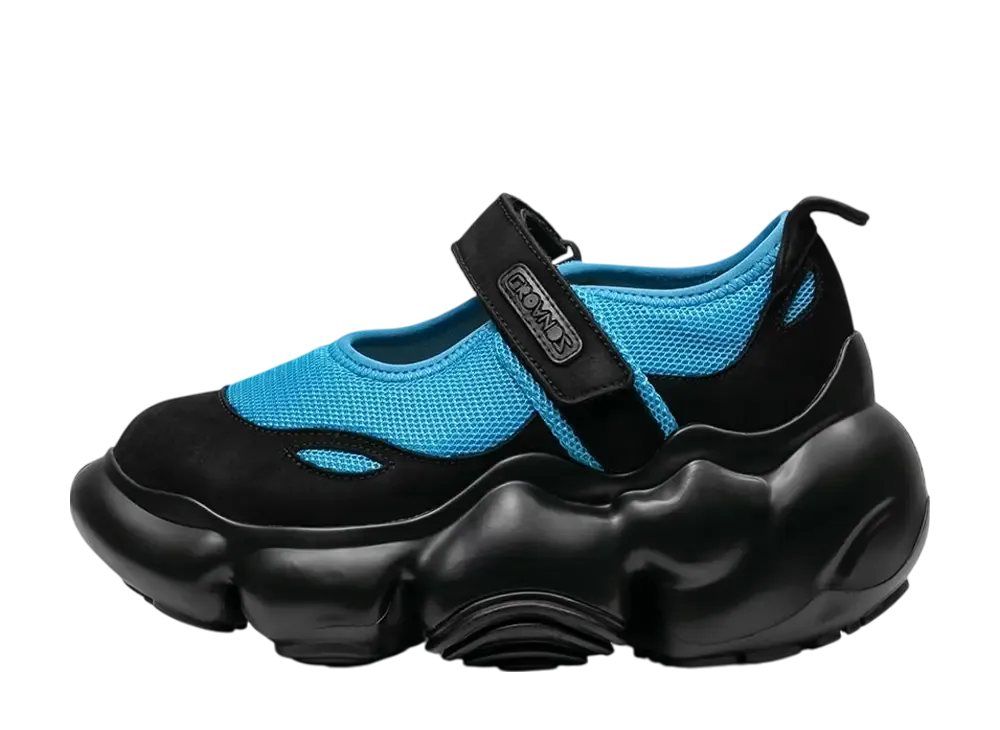 グラウンズ ウィメンズ ムーピー メリージェーン "ブルーブラック/ブラックソリッドマット"