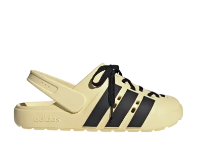 adidas Adilette Clog 2.0 "Warm Vanilla/Core Black/Gold Metallic"