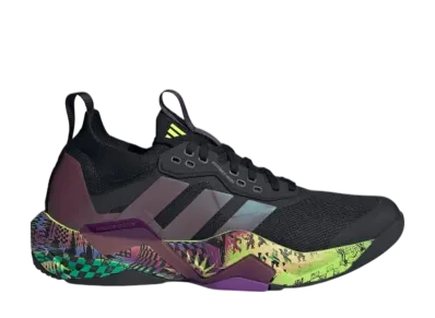 Jeremy Scott × adidas Rapidmove ADV 2 "Core Black/Aurora Met/Acid Yellow"