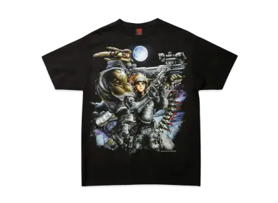 Geeks Rule x MASAMUNE SHIROW Appleseed 15 Silkscreen Printing T Shirt 02 "Black"