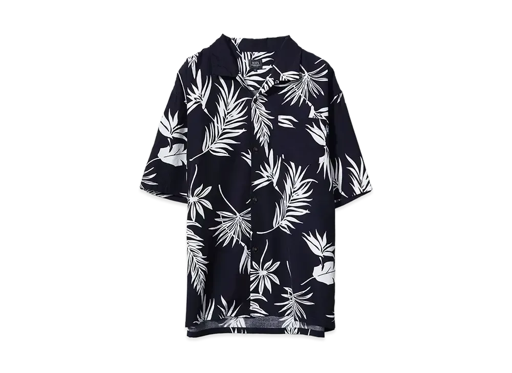RATS ALOHA S/S SHIRT "NAVY"