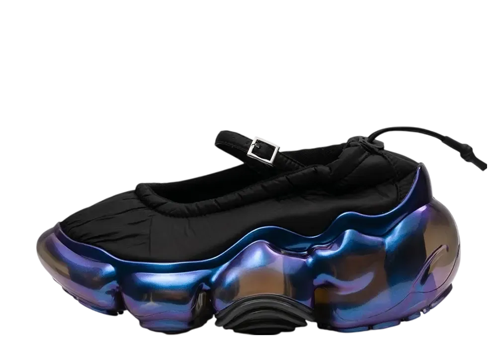 グラウンズ ウィメンズ ムーピー パンプス "ブラック/ブラックオーロラ"