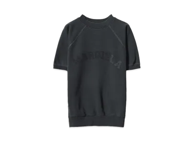 Maison Margiela Short Sleeve Sweatshirt "WASHED BLACK"