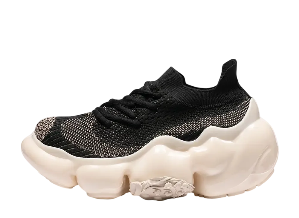 グラウンズ ムーピー ソリッド "ブラックバニラ/バニラソリッド"