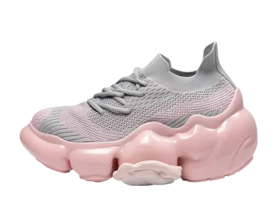 grounds Women's MOOPIE SOLID "Gray Pink/Pink Solid"
