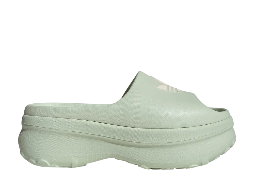 アディダスオリジナルス ウィメンズ アディフォーム スタン サンダル "リネングリーン/ワンダーホワイト"