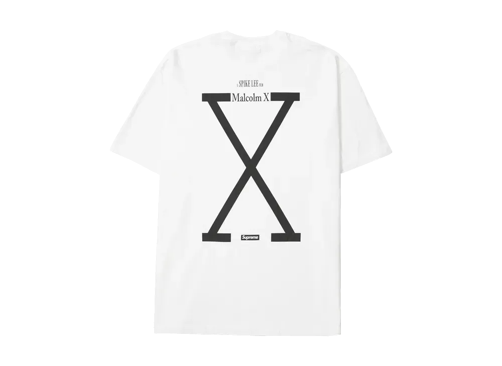 Supreme x 40 Acres Malcolm X Tee "White"