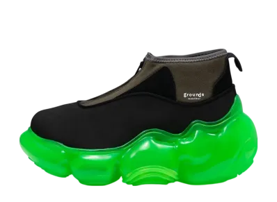 grounds MOOPIE WEATHER WAVE "Khaki Black/Neon Green"