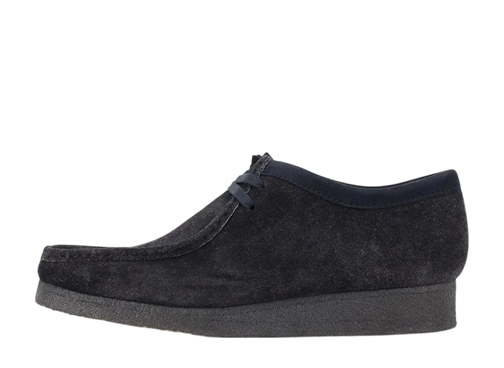 Clarks Wallabee "Ink Hairy Suede"