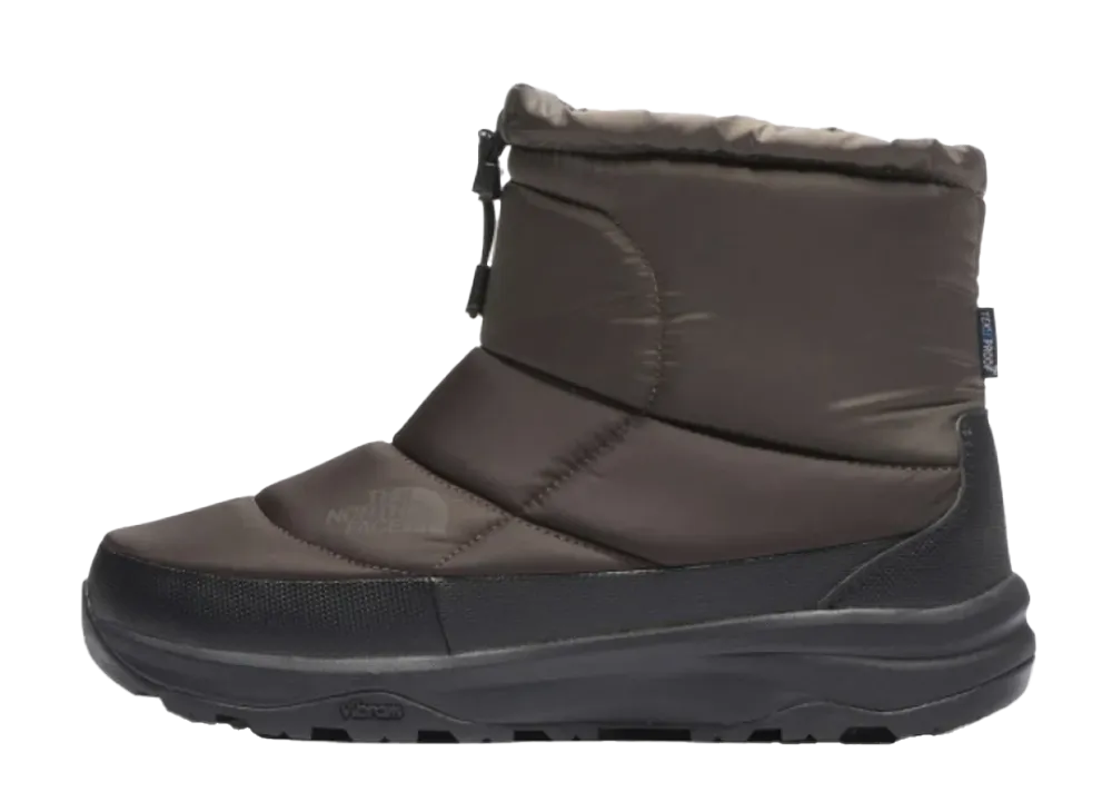 The North Face Nuptse Bootie Waterproof 7 Short "Demitasse Brown/TNF Black"