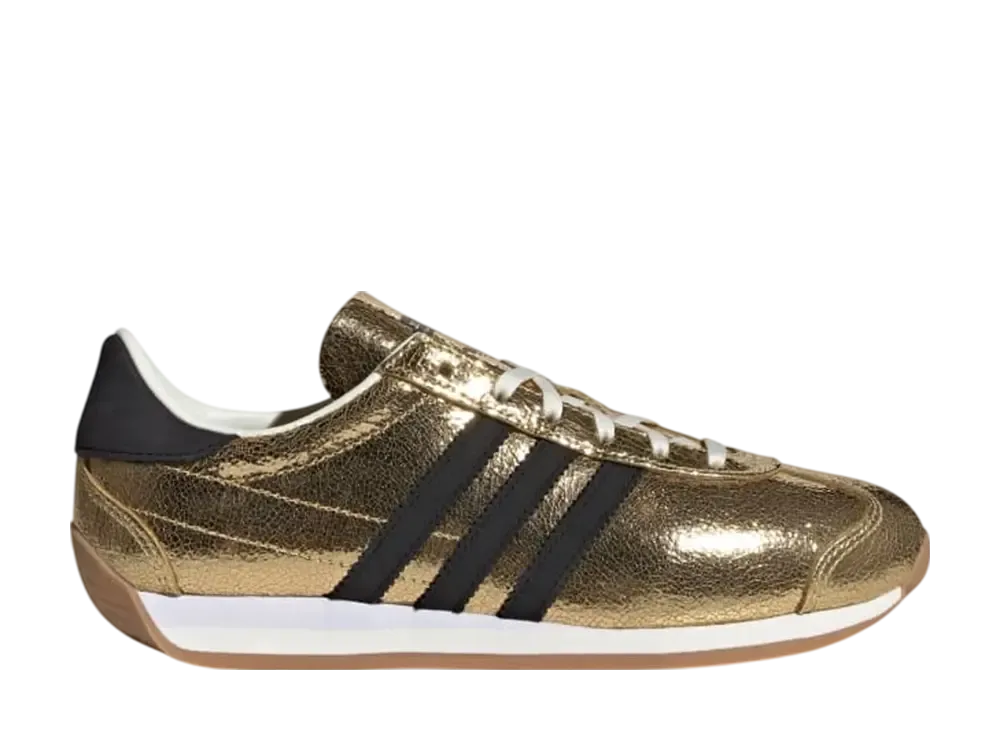 adidas Women's Country OG "Gold Metallic/Core Black/Off White"