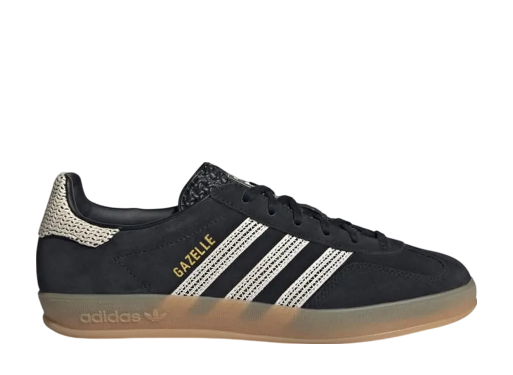アディダスオリジナルス ウィメンズ ガゼル インドア "コアブラック/ワンダーホワイト/ガム"