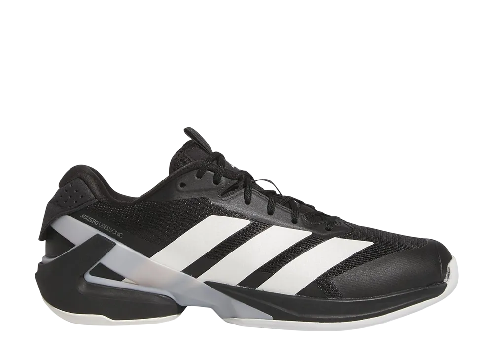 アディダス アディゼロ ウーバーソニック5 テニス "コアブラック/ゼロメタリック/シルバーメタリック"