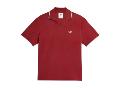adidas x Wales Bonner Polo Shirt "Collegiate Burgundy"