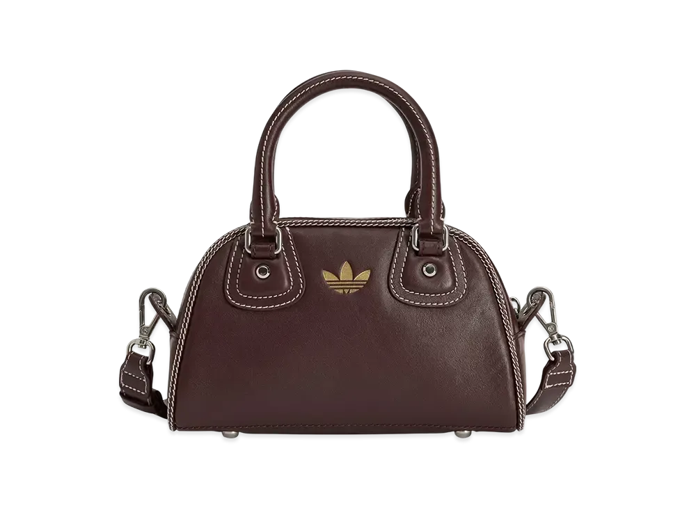 adidas x Wales Bonner Leather Bowling Bag "Night Red"