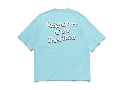 NEW ERA Short Sleeve Oversized Cotton T-shirt Wave Logo "Celesto Blue"