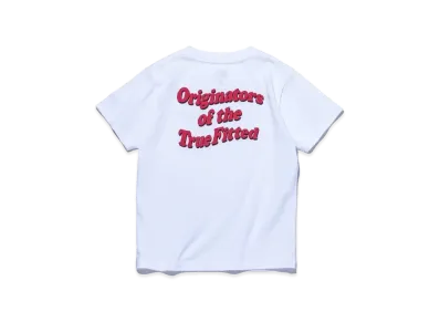 NEW ERA Kids Child Short Sleeve Cotton T-shirt Wave Logo "White"