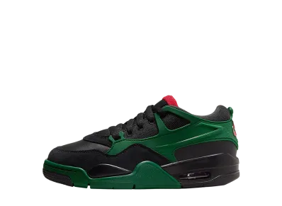 Nike GS Air Jordan 4 RM "Black/Gorge Green/Varsity Red"