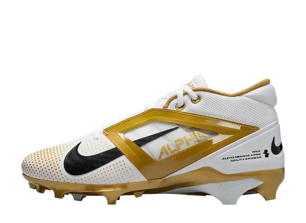 ナイキ アルファメナス4 プロ "ホワイト/メタリックゴールド/ブラック"